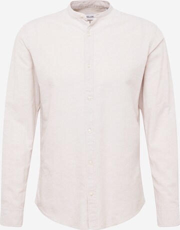 JACK & JONES Button Up Shirt in Beige: front