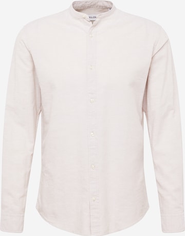Regular fit Camicia di JACK & JONES in beige: frontale