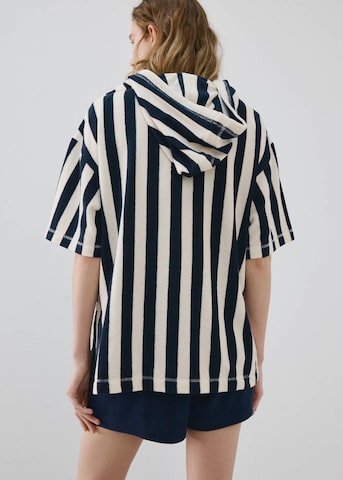 MANGO Pajama Shirt 'Serena' in Blue