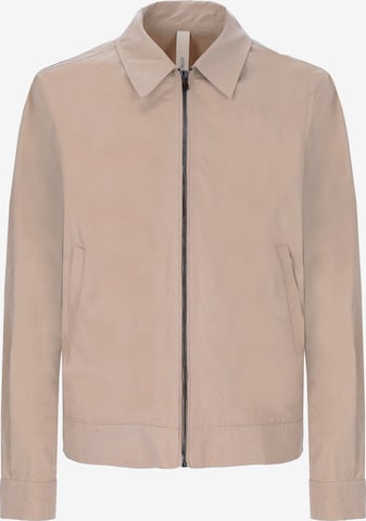 Distretto12 - Chaqueta de entretiempo 'Herit' en beige: frente