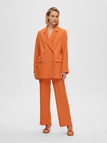 Selected Femme Curve Kavaj 'Nella' i orange