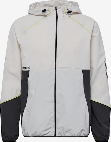 Hummel Sportsweatshirt in Wit: voorkant