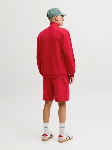 JACK & JONES Regularen Hlače 'JPSTKARL NORREBRO' | rdeča barva