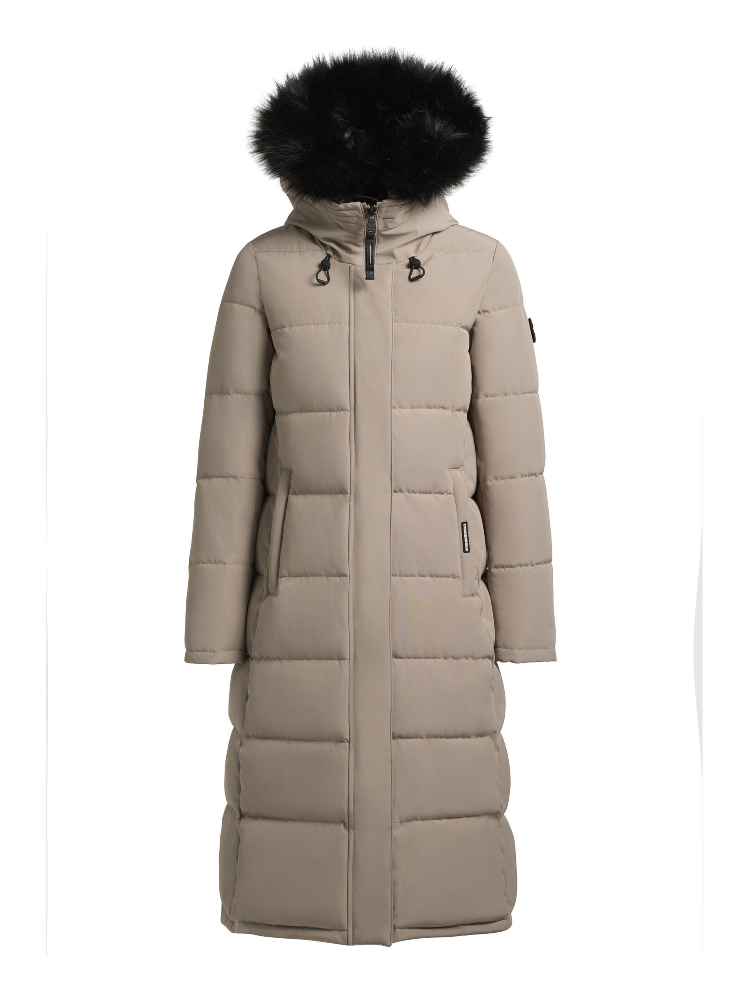 khujo Winter coat 'PORDE' in Greige / Black, Item view
