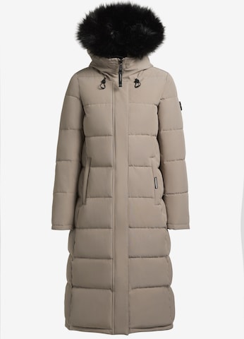 khujo Wintermantel 'PORDE' in Grau: Vorderseite
