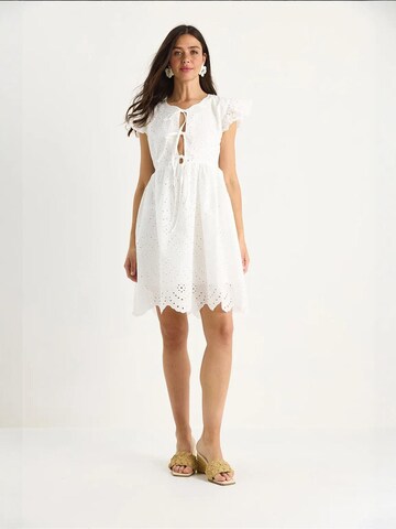 Bianco Lucci Summer Dress in White