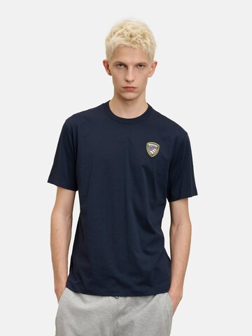T-Shirt 'BLAUER FAXON T-SHIRT T-SHIRT' Blauer en bleu : devant
