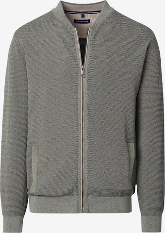 CASAMODA Strickjacke 'Basic' in Grau: Vorderseite