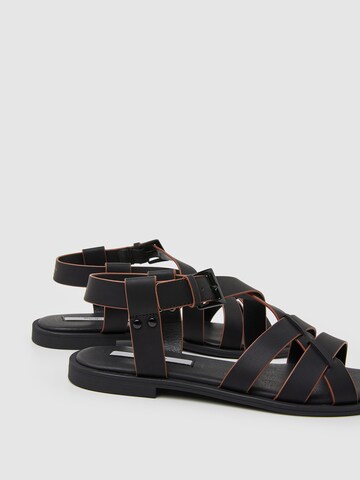 Pepe Jeans Sandale 'HAYES ROME' in Schwarz