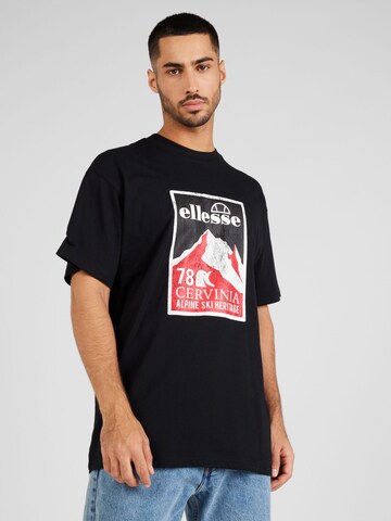 T-Shirt ELLESSE en noir : devant