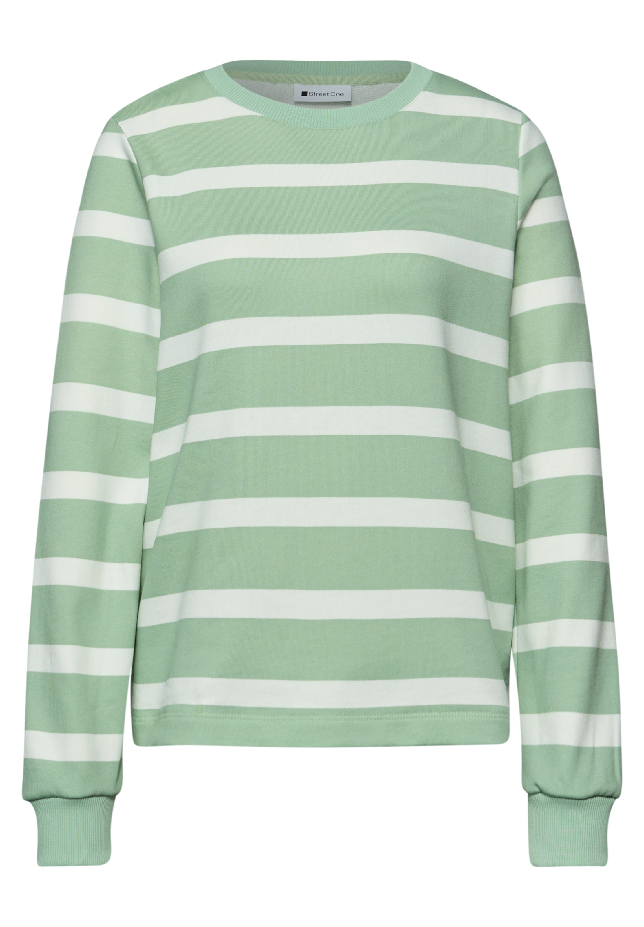 STREET ONE Sweatshirt in Green: front