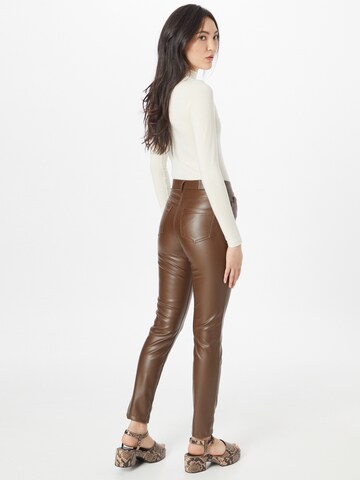 Regular Pantalon Tally Weijl en marron