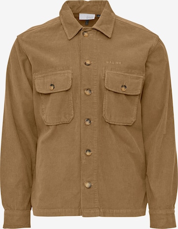 mazine Regular Fit Hemd ' Manitoba Workershirt ' in Beige: predná strana