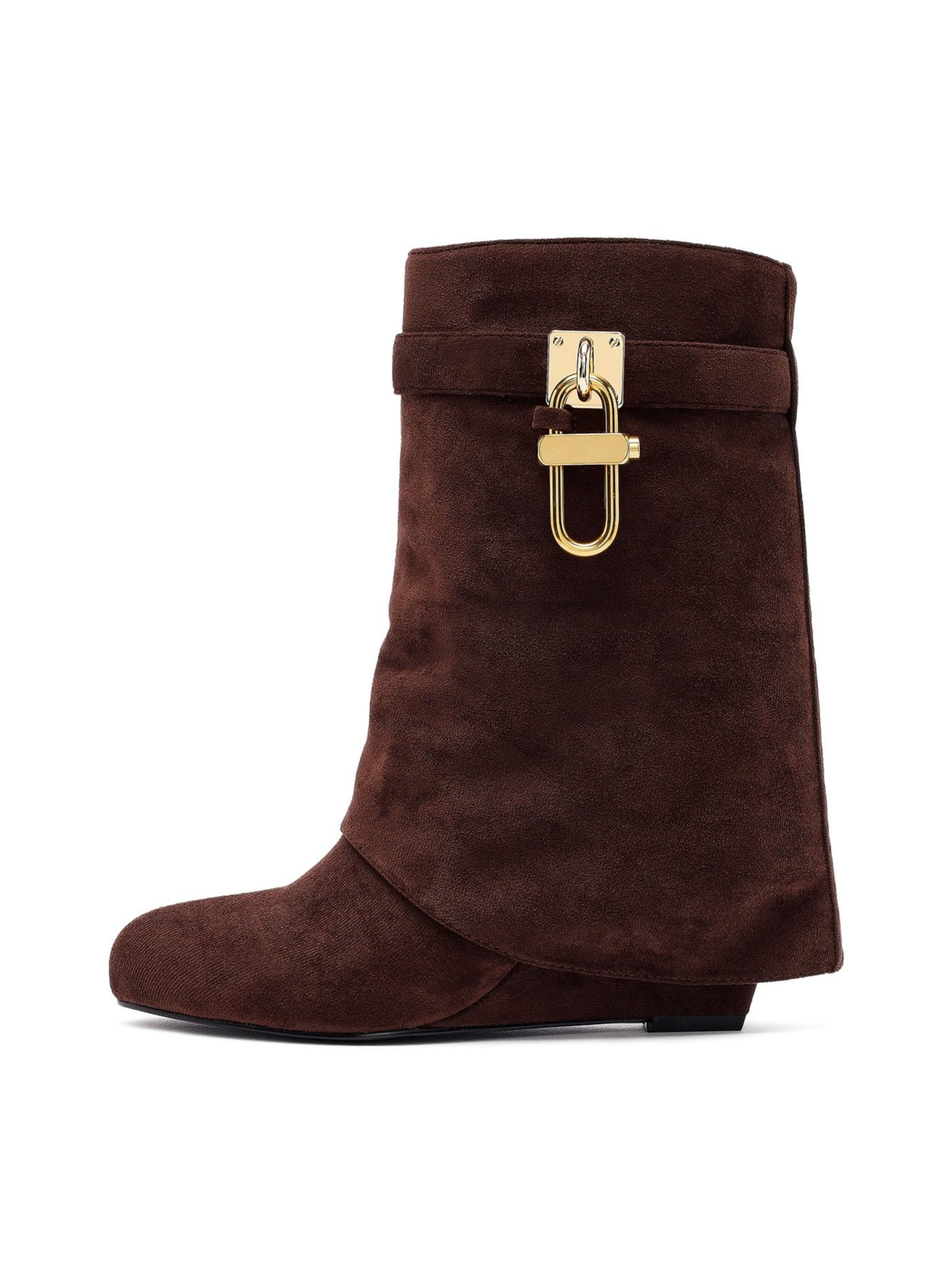 Bottines Derimod en marron : devant