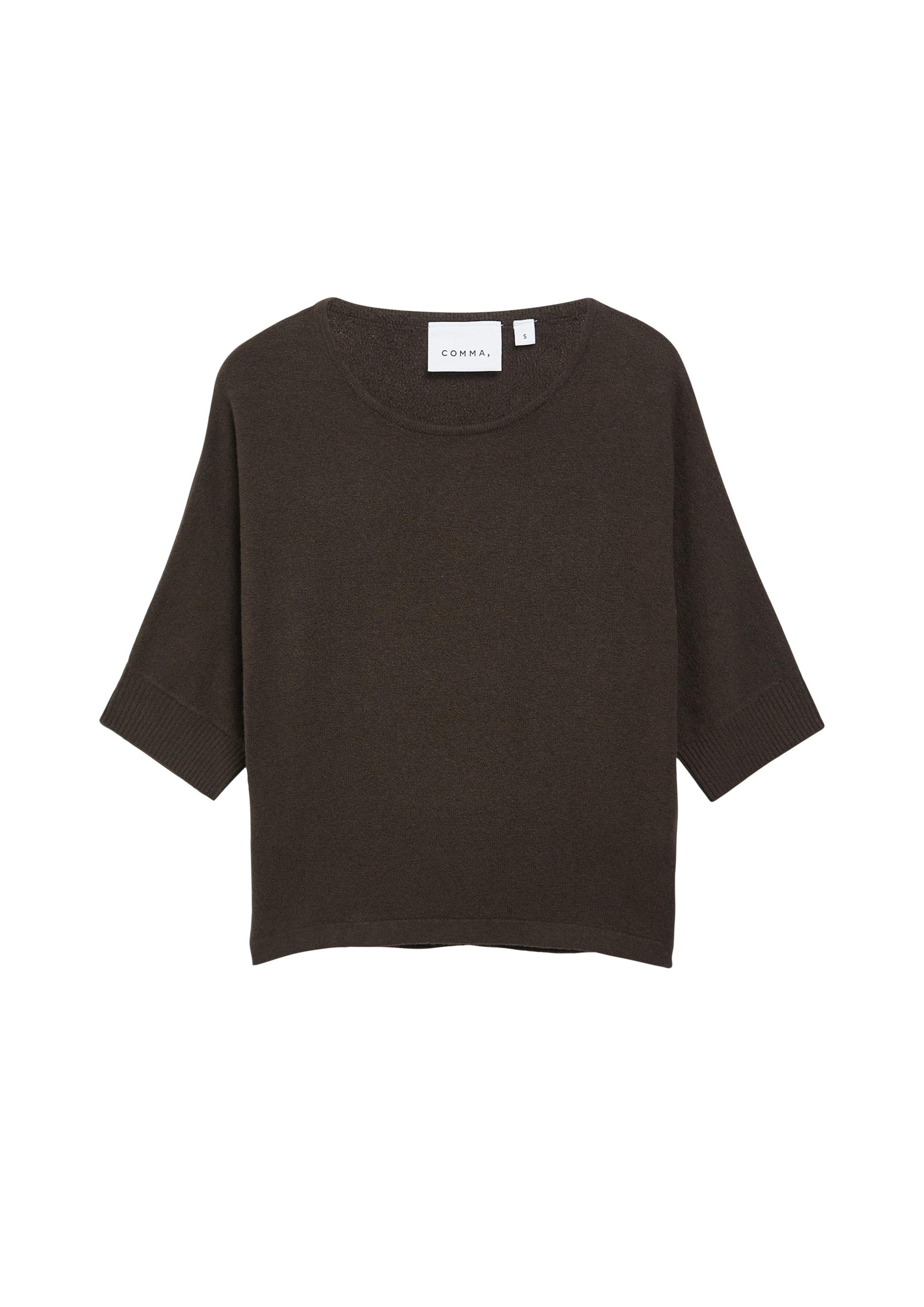 COMMA Pullover in Braun: Vorderseite