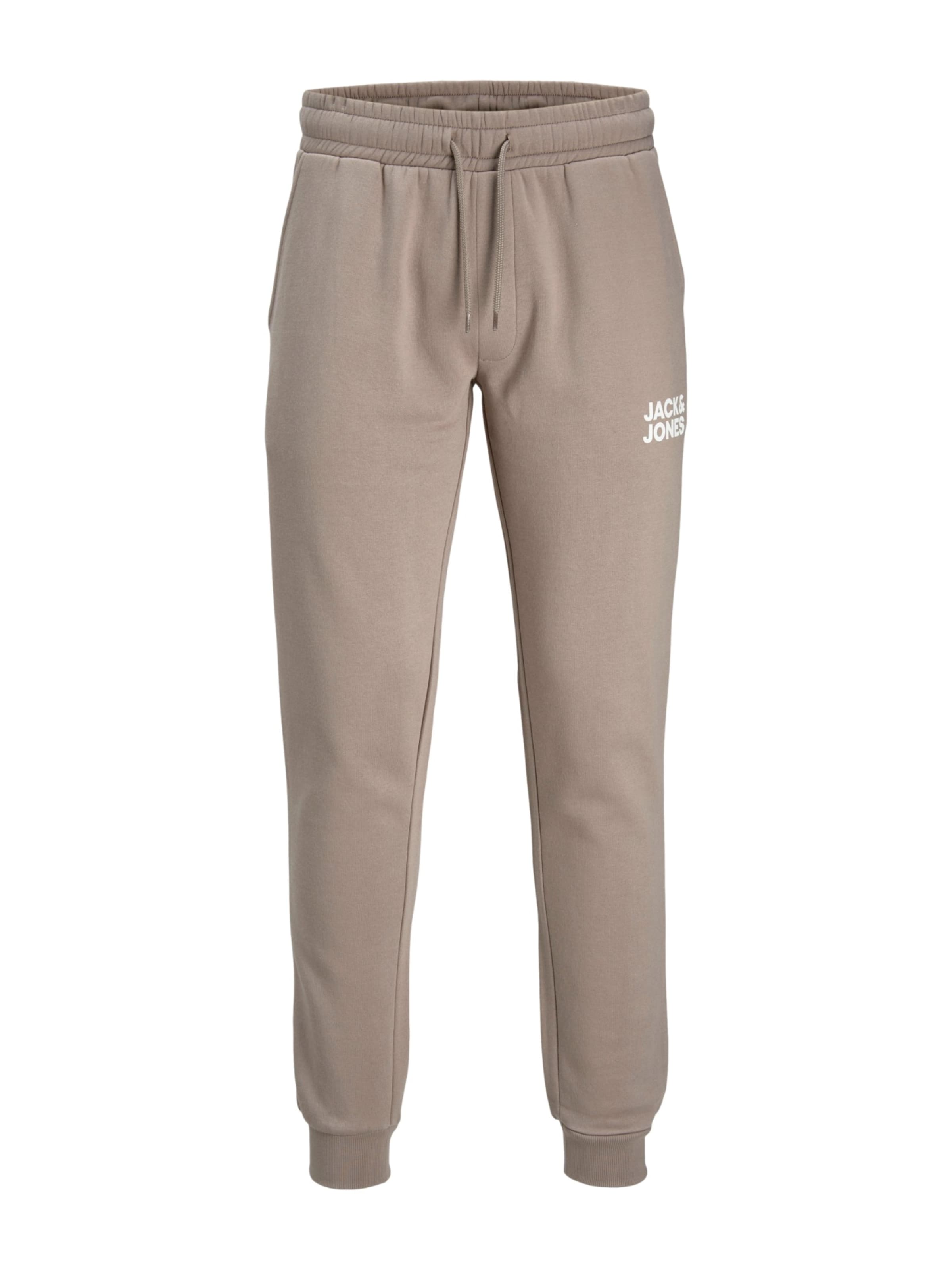 JACK & JONES Tapered Nadrág 'JPSTGordon' - bézs: elől