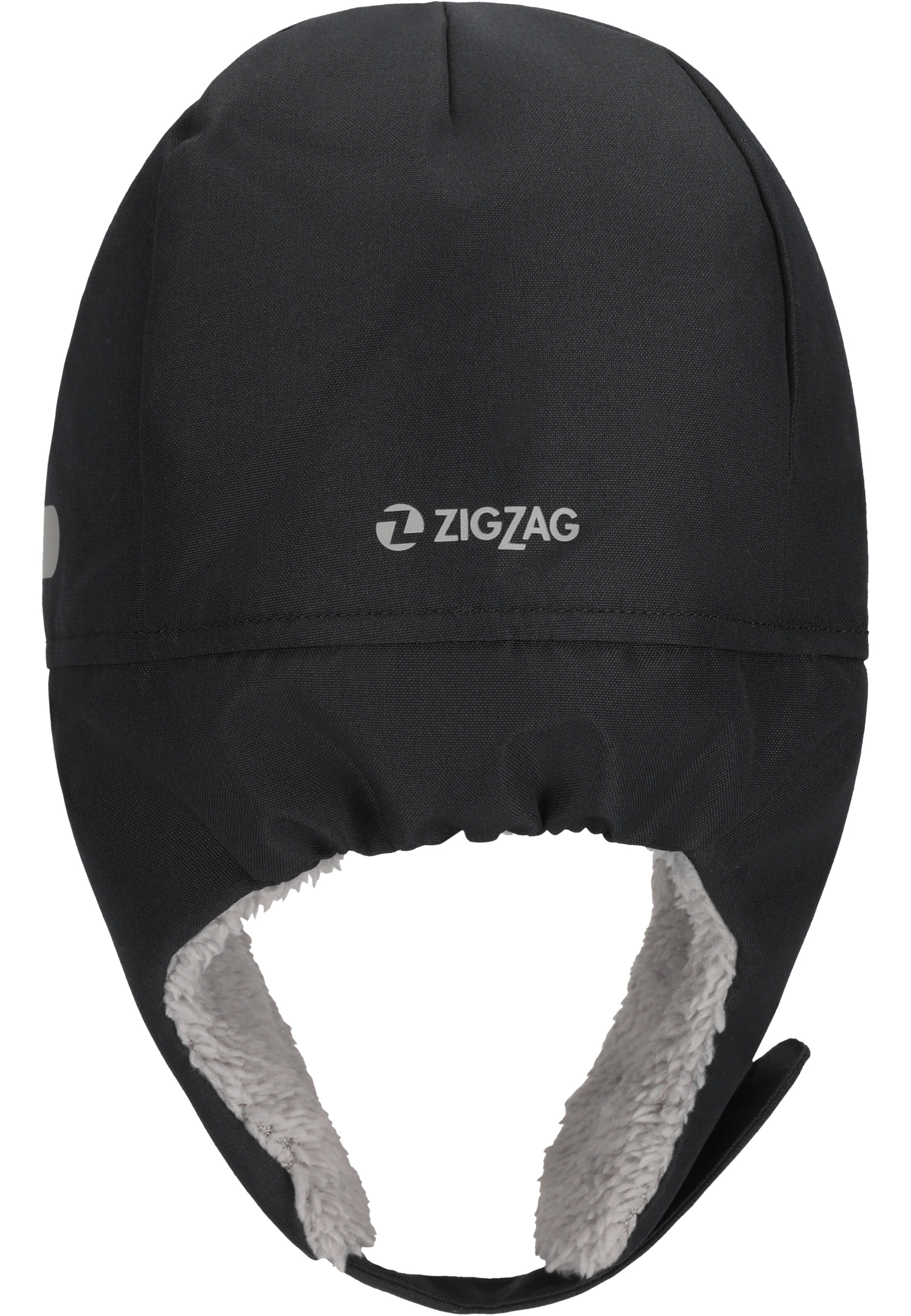 ZigZag Mütze 'Bumle' in Schwarz