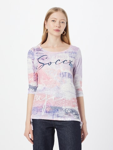 rožinė Soccx Marškinėliai: priekis