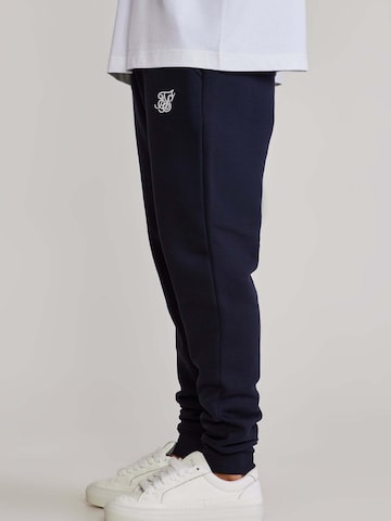 Coupe slim Pantalon de sport 'Essentials' SikSilk en bleu