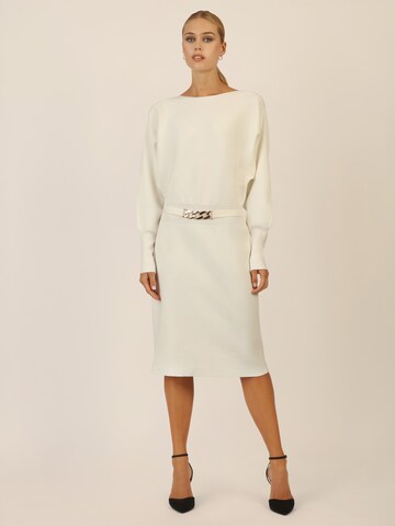 APART Strickkleid in Weiß