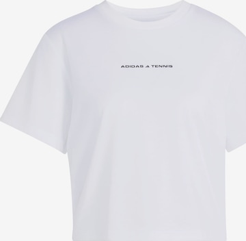 ADIDAS PERFORMANCE - Camiseta funcional 'TNS CLTR' en blanco: frente