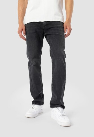 regular Jeans 'Fredo' di Elias Rumelis in nero: frontale