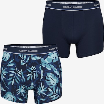 Boxers ' Solids ' Happy Shorts en bleu : devant