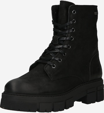 Ca'Shott Lace-Up Ankle Boots 'JIDA' in Black: front