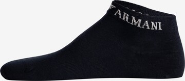 Chaussettes Emporio Armani en noir : devant