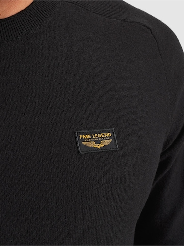 PME Legend - Jersey 'Pullover in cotton/modal' en negro