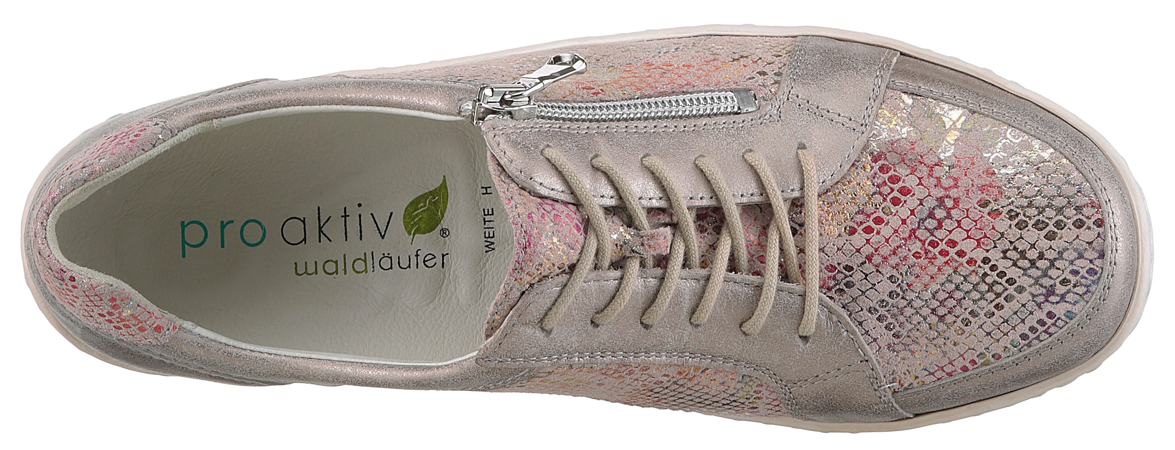 WALDLÄUFER Schnürschuh in Grau