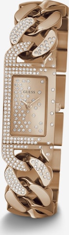 GUESS Analoog horloge ' STARLIT ' in Goud: voorkant