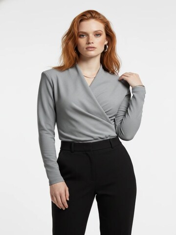 No Matter What Shirt Bodysuit in Grey