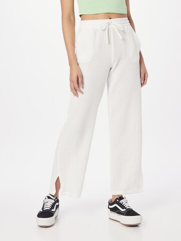 JDY Loose fit Trousers 'THEIS' in White: front