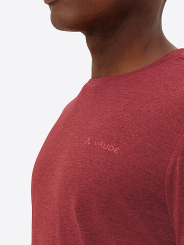 VAUDE Functioneel shirt 'Essential' in Rood