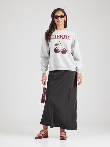 PIECES Sweatshirt 'PCFORINA' in Grey