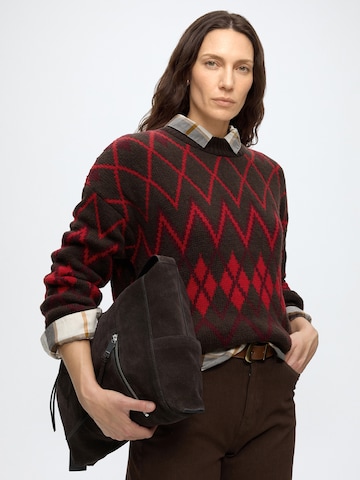 Pull-over 'Adina' Barbour en marron