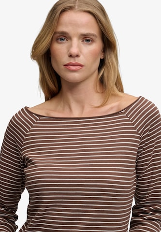 Superdry & Co Shirt 'Bardot' in Braun
