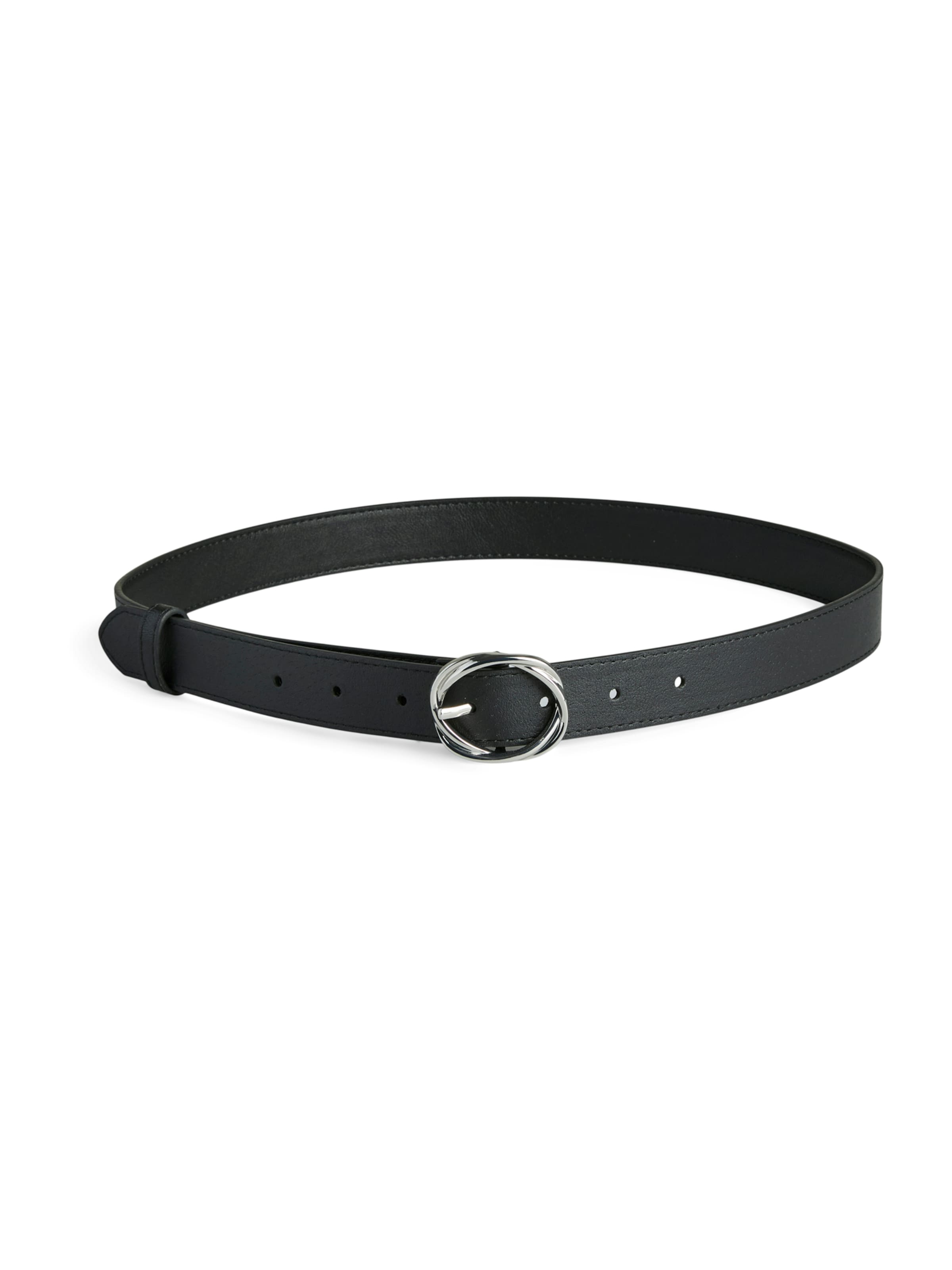 PIECES Belt 'PCLUNA' in Black: front
