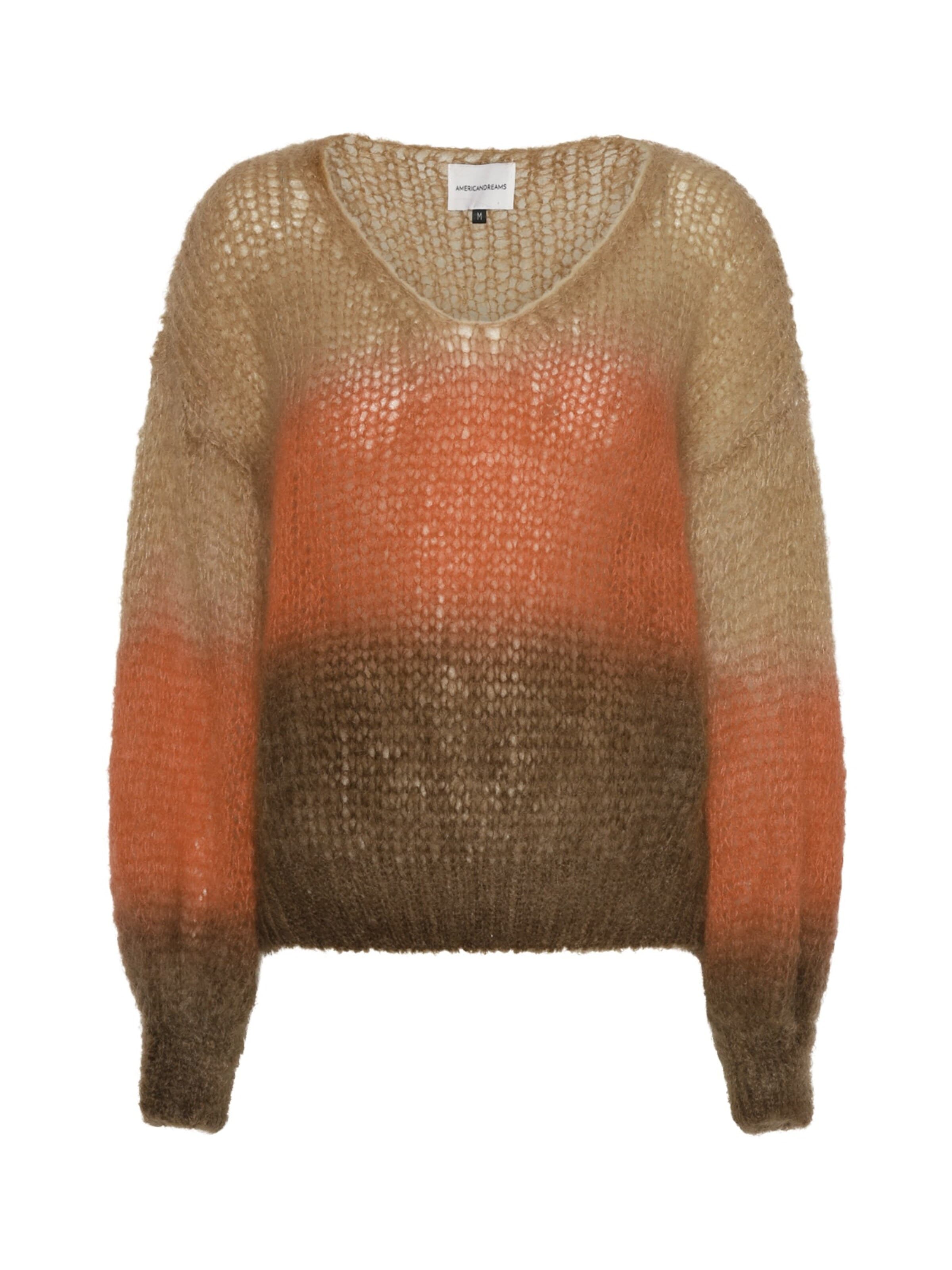 americandreams Sweater 'Milana' in Brown: front