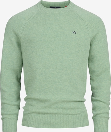 Pull-over Kronstadt en vert : devant
