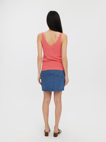 VERO MODA Stricktop 'VMNew Lex Sun' in Pink