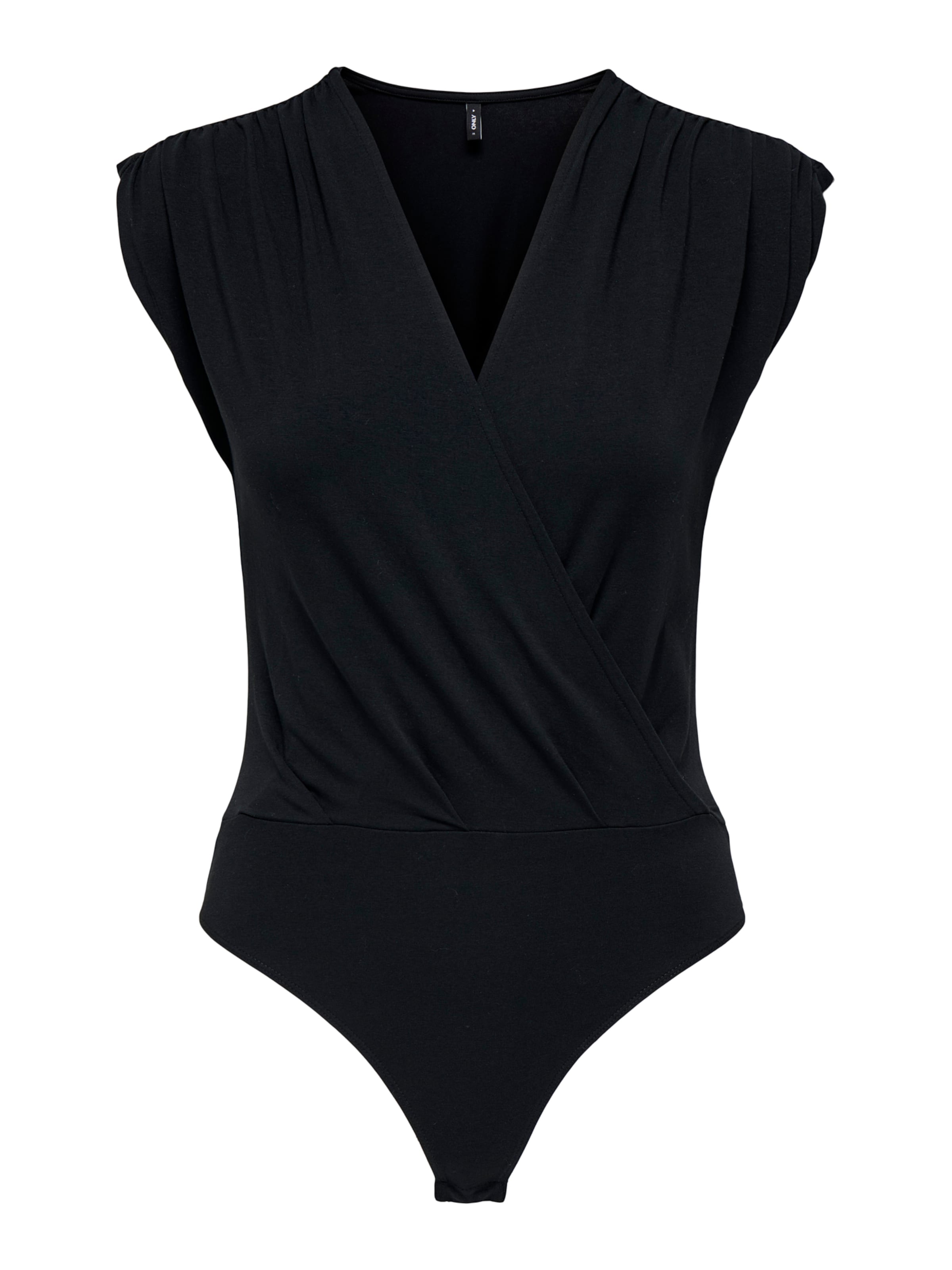 ONLY - Camisa body 'ONLANNY' em preto: frente