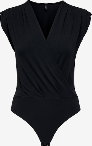 ONLY Боди-футболка 'ONLANNY' в Черный: спереди