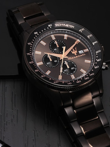 Maserati Analoog horloge in Zwart