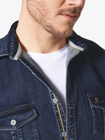 Jan Vanderstorm Comfort fit Overhemd 'Olavik' in Blauw