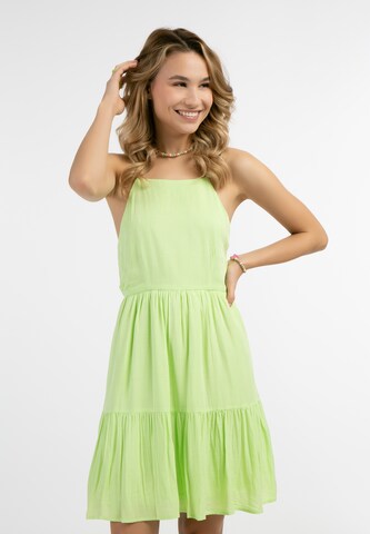 IZIA Summer dress in Green: front