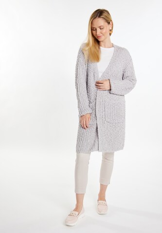 usha WHITE LABEL Knit Cardigan 'Lynnea' in Grey