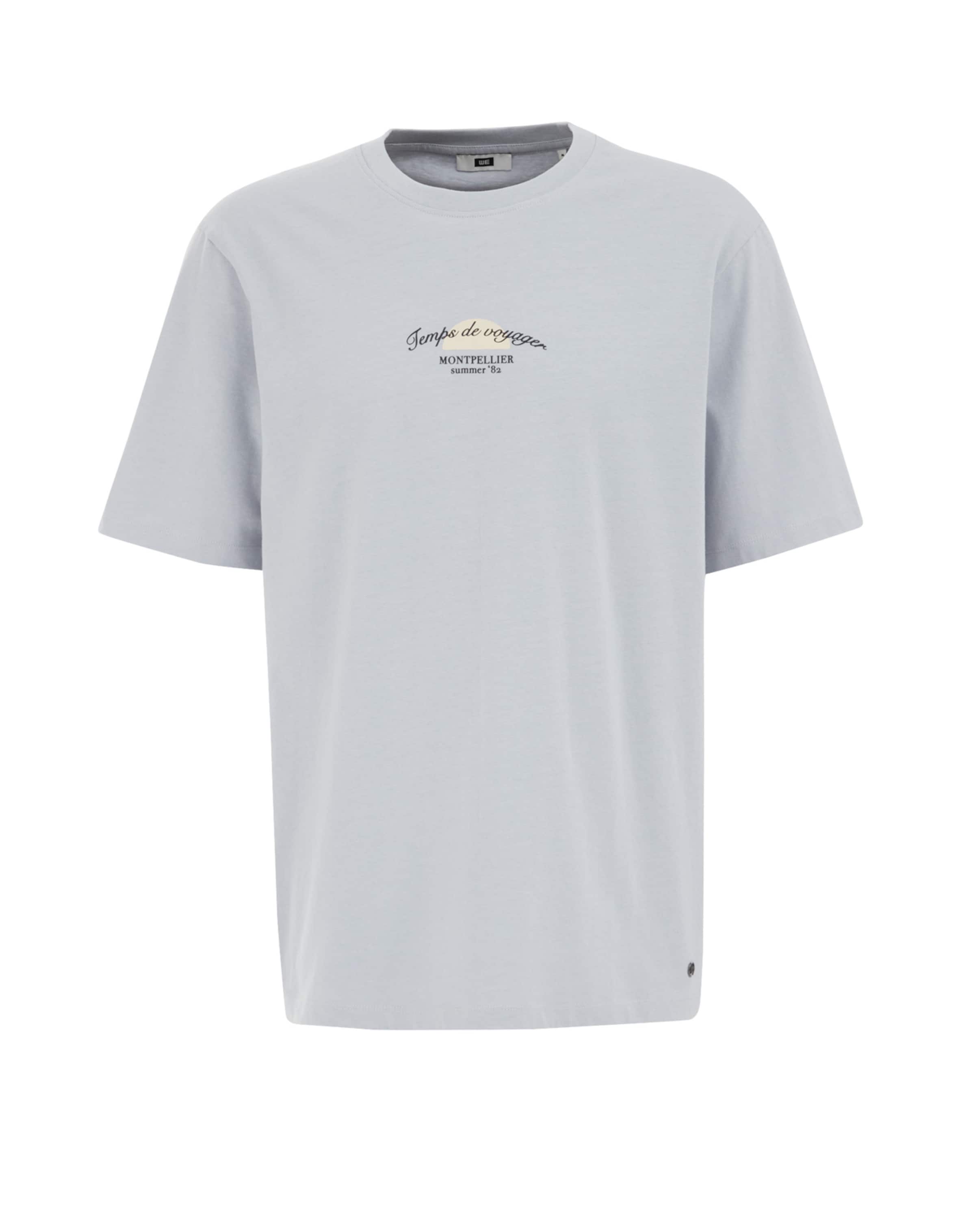 WE Fashion Tričko – modrá: přední strana