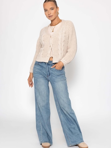 SASSYCLASSY Oversized Cardigan in Beige